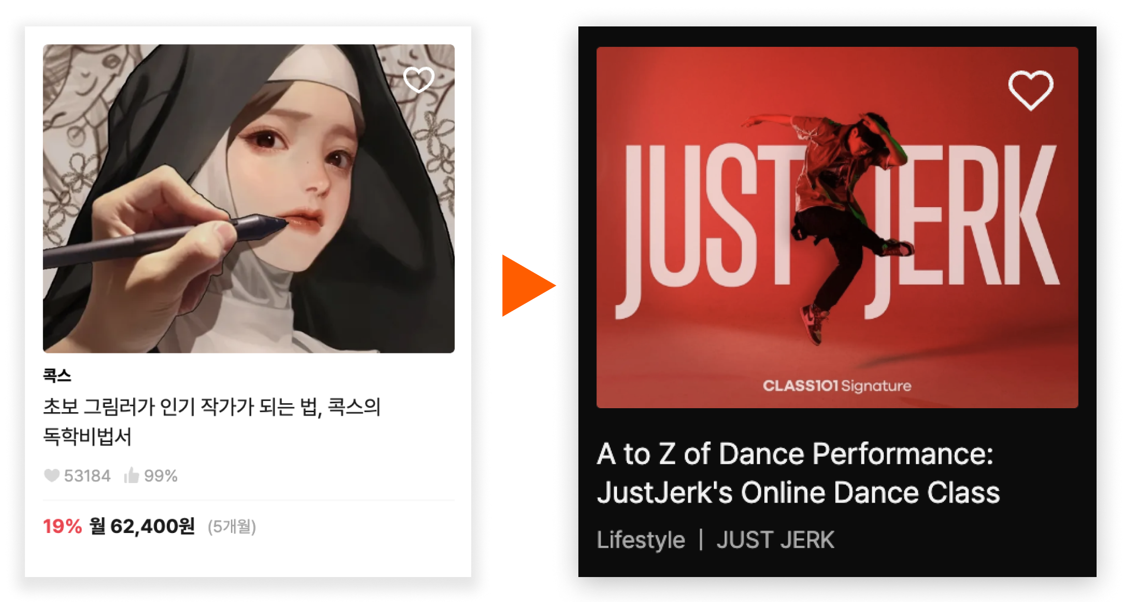 그룹 플랜 가격 선택 화면 — 프로덕트 카드 투명성