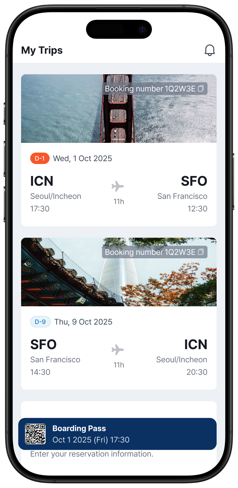 Home screen